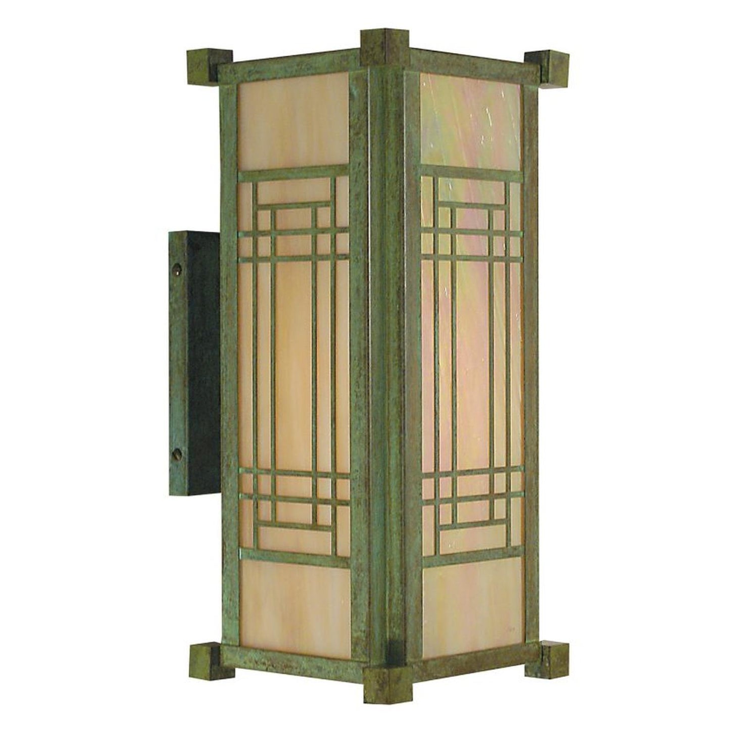 6″ Scottsdale Wall Mount - SDB-6GW-VP - Verdigris Patina by Arroyo Craftsman