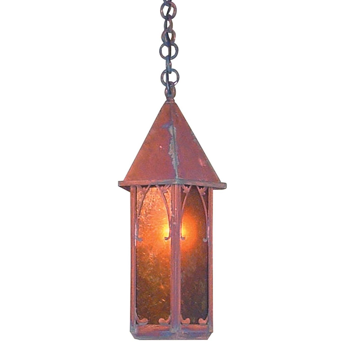 7″ Saint George Pendant - SGH-7M-RC - Raw Copper by Arroyo Craftsman