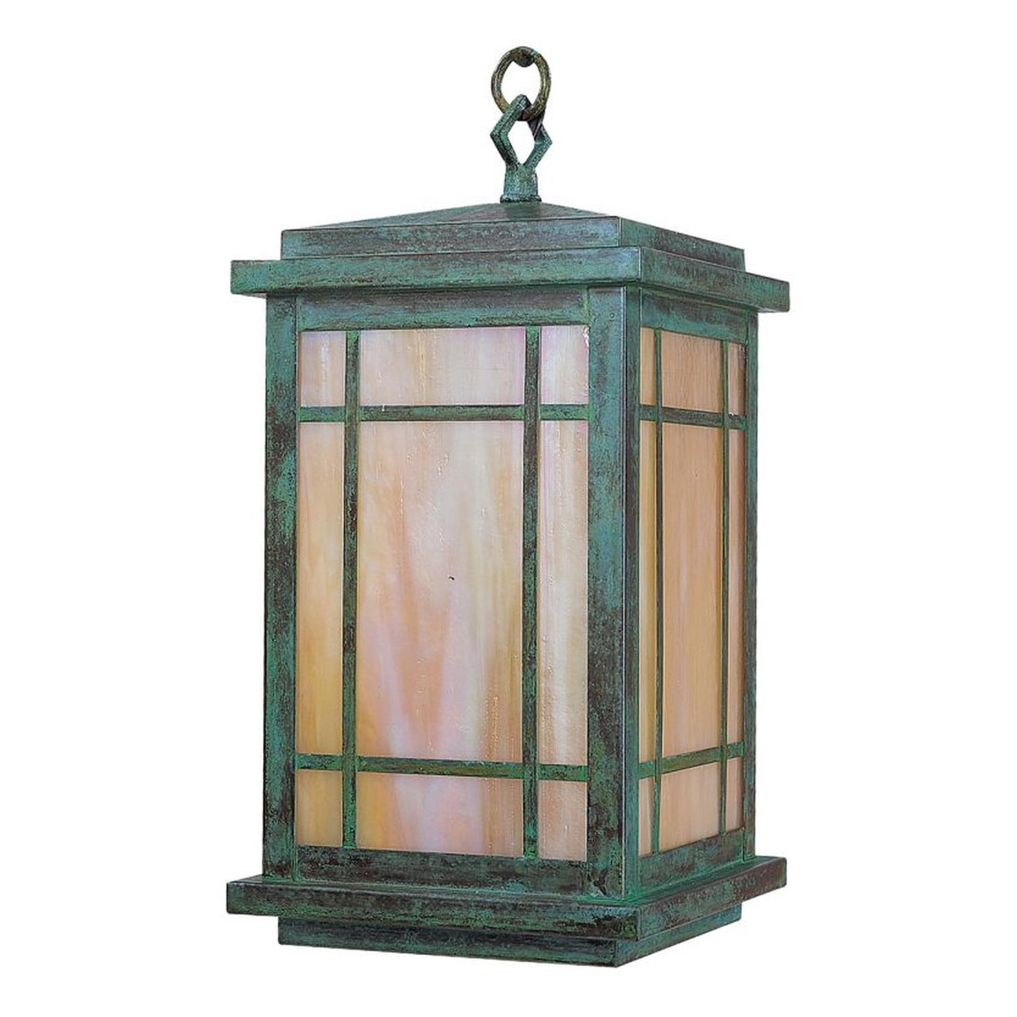 8″ Avenue Pendant - AVH-8GW-VP - Verdigris Patina by Arroyo Craftsman