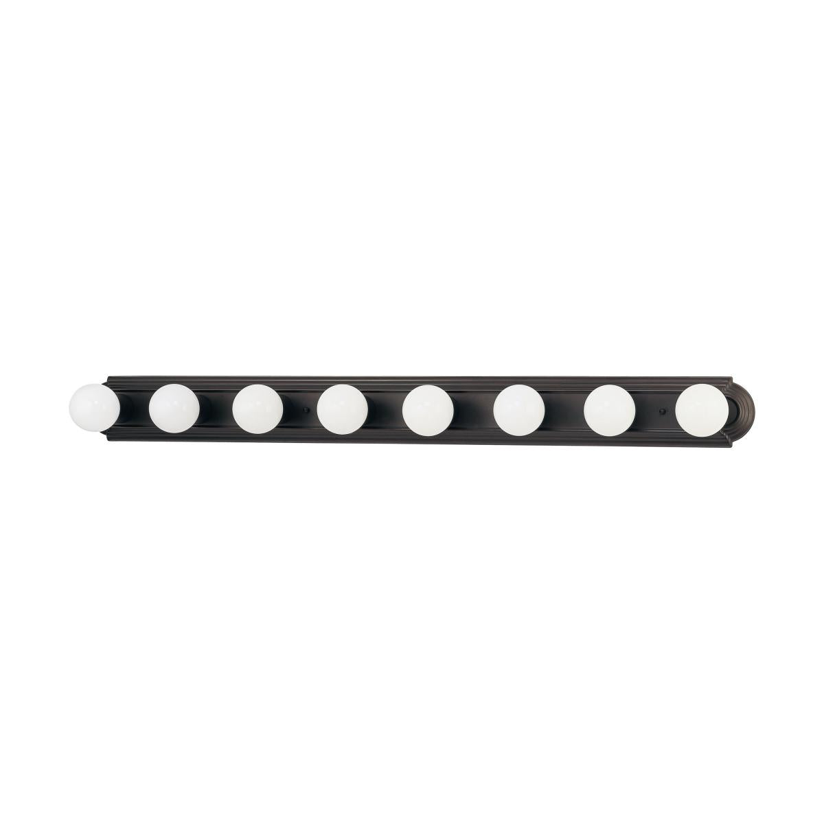 8 Light - 48" Vanity Strip - Mahogany Bronze Finish