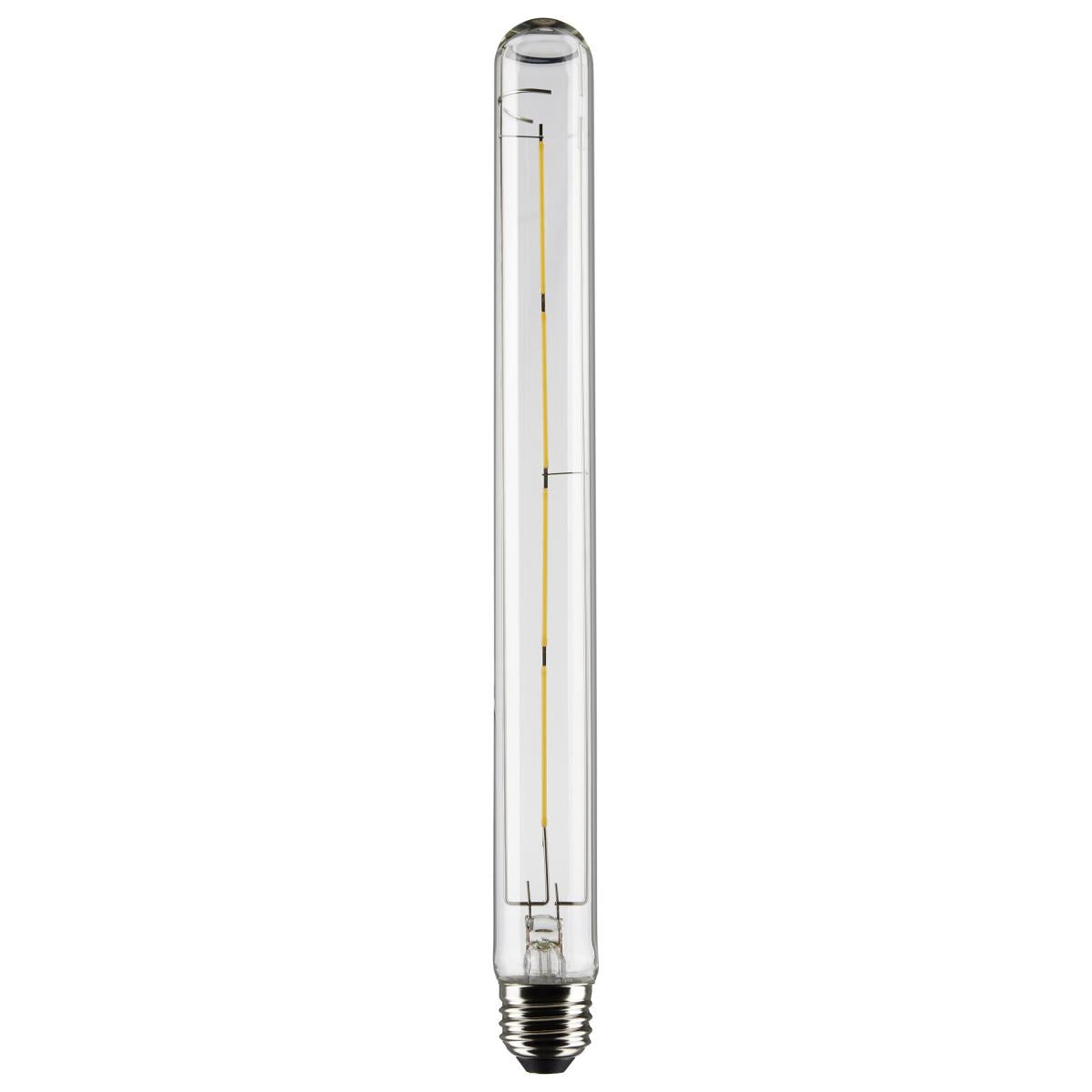 8 Watt LED T9 Filament Bulb - 800 Lumens - Dimmable - E26 Base - 120V by Satco