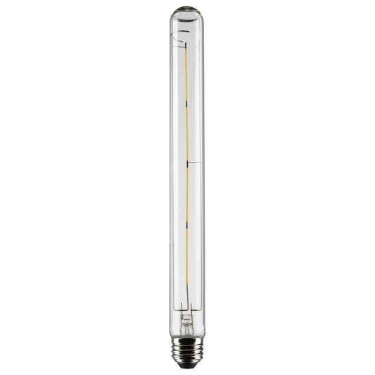 8 Watt LED T9 Filament Bulb - 800 Lumens - Dimmable - E26 Base - 120V by Satco