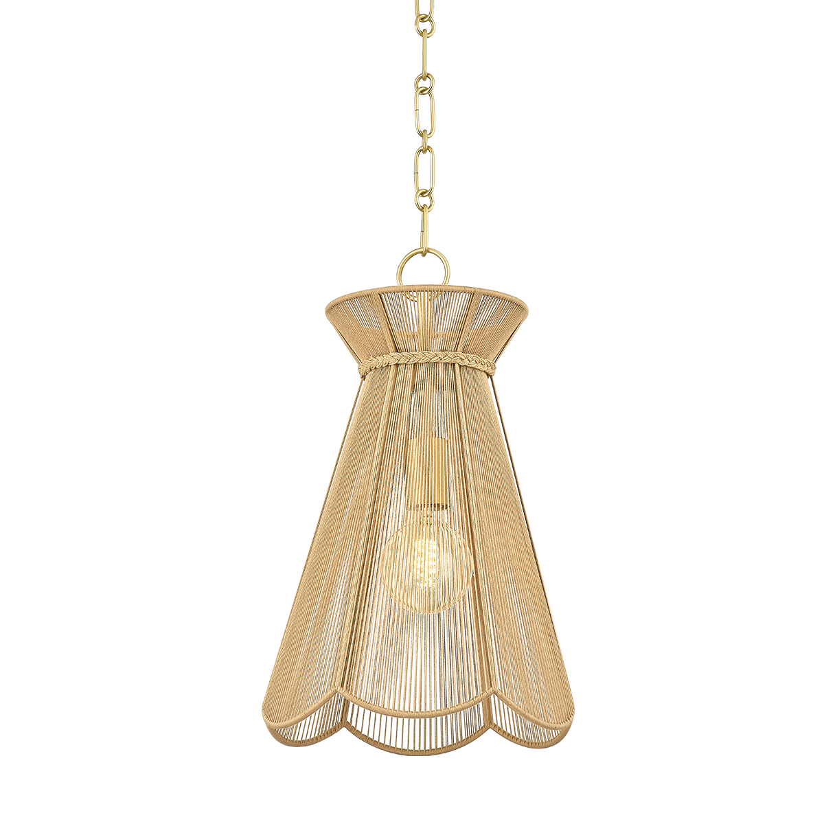 Aaliyah Pendant - 1-Light - Aged Brass - Mitzi H755701-AGB