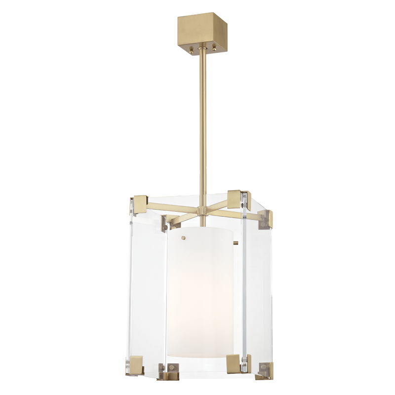 Achilles Pendant Light - Aged Brass by Hudson Valley Lighting