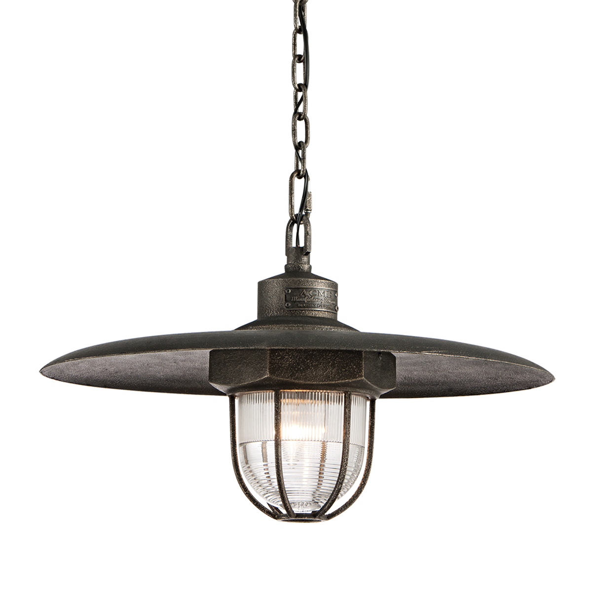 Acme Pendant - 1-Light - Aged Pewter - Troy Lighting F3897-APW