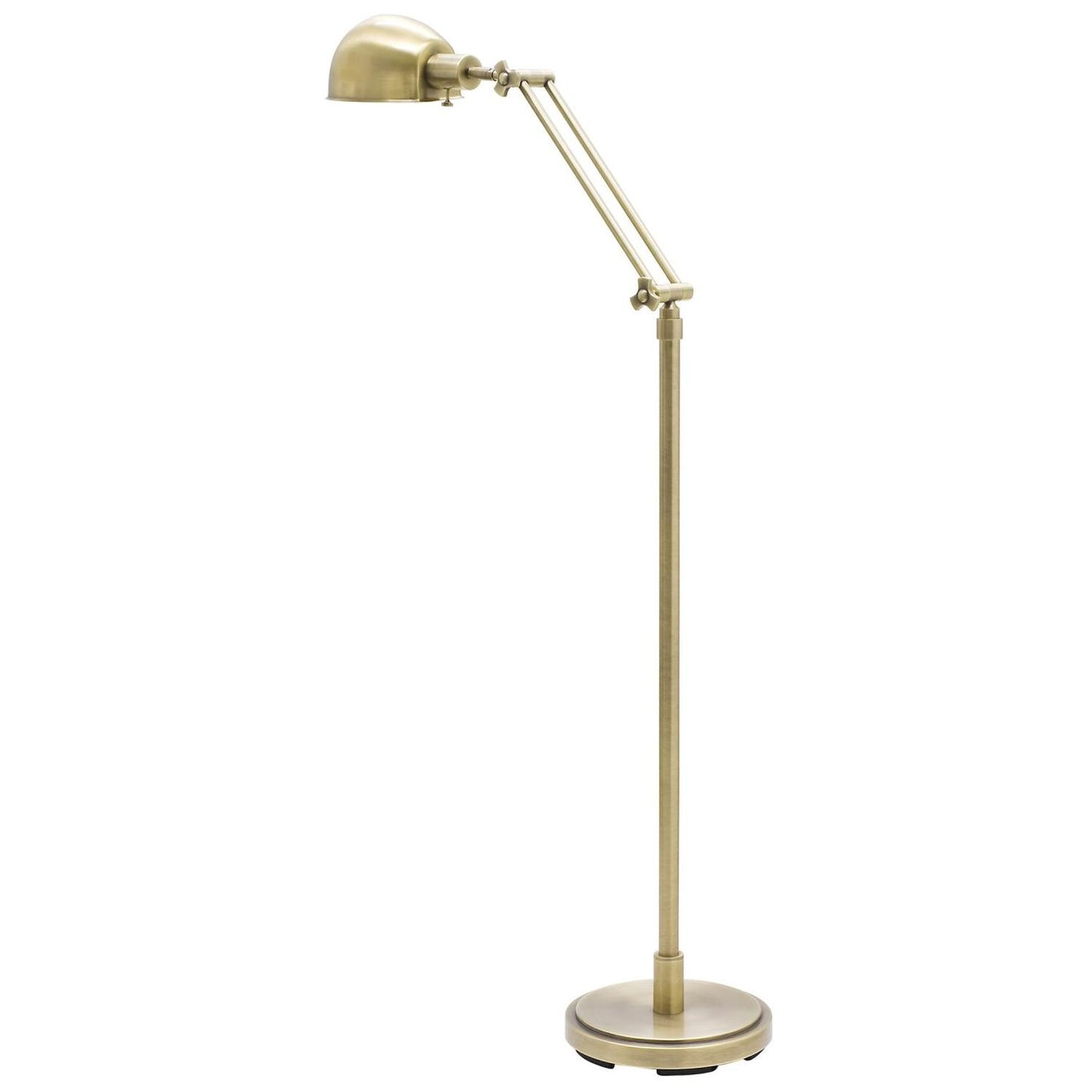 Addison Adjustable Pharmacy Floor Lamp - AD400-AB - Antique Brass by House of Troy