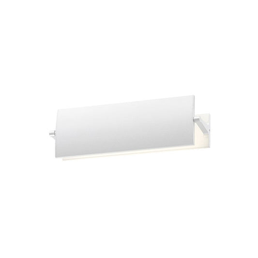 Aileron 12" LED Sconce - Textured White by SONNEMAN