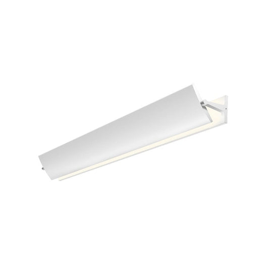 Aileron 36" LED Sconce - Bright Satin Aluminum by SONNEMAN