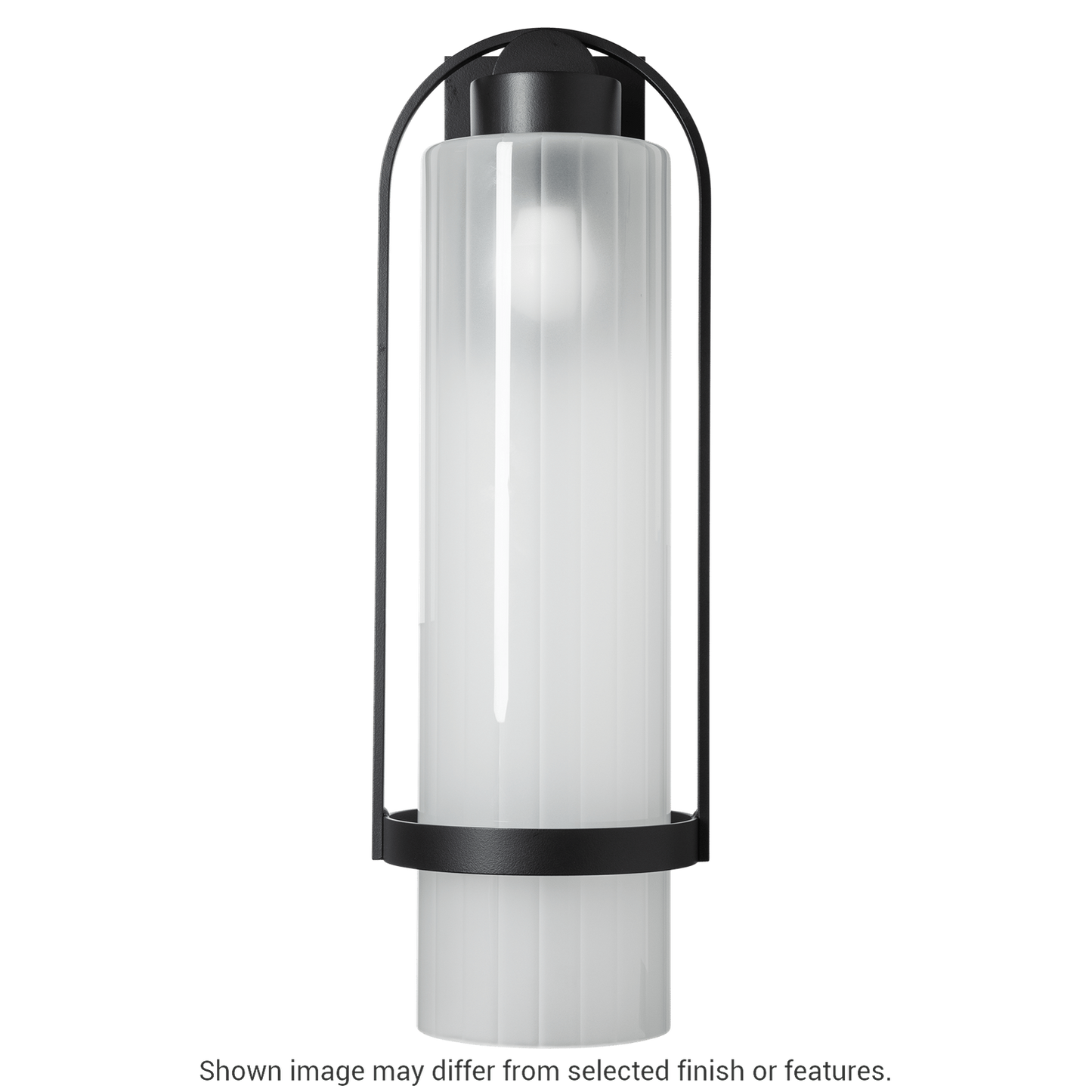 Alcove Large Outdoor Sconce - White - Clear Glass by Hubbardton Forge