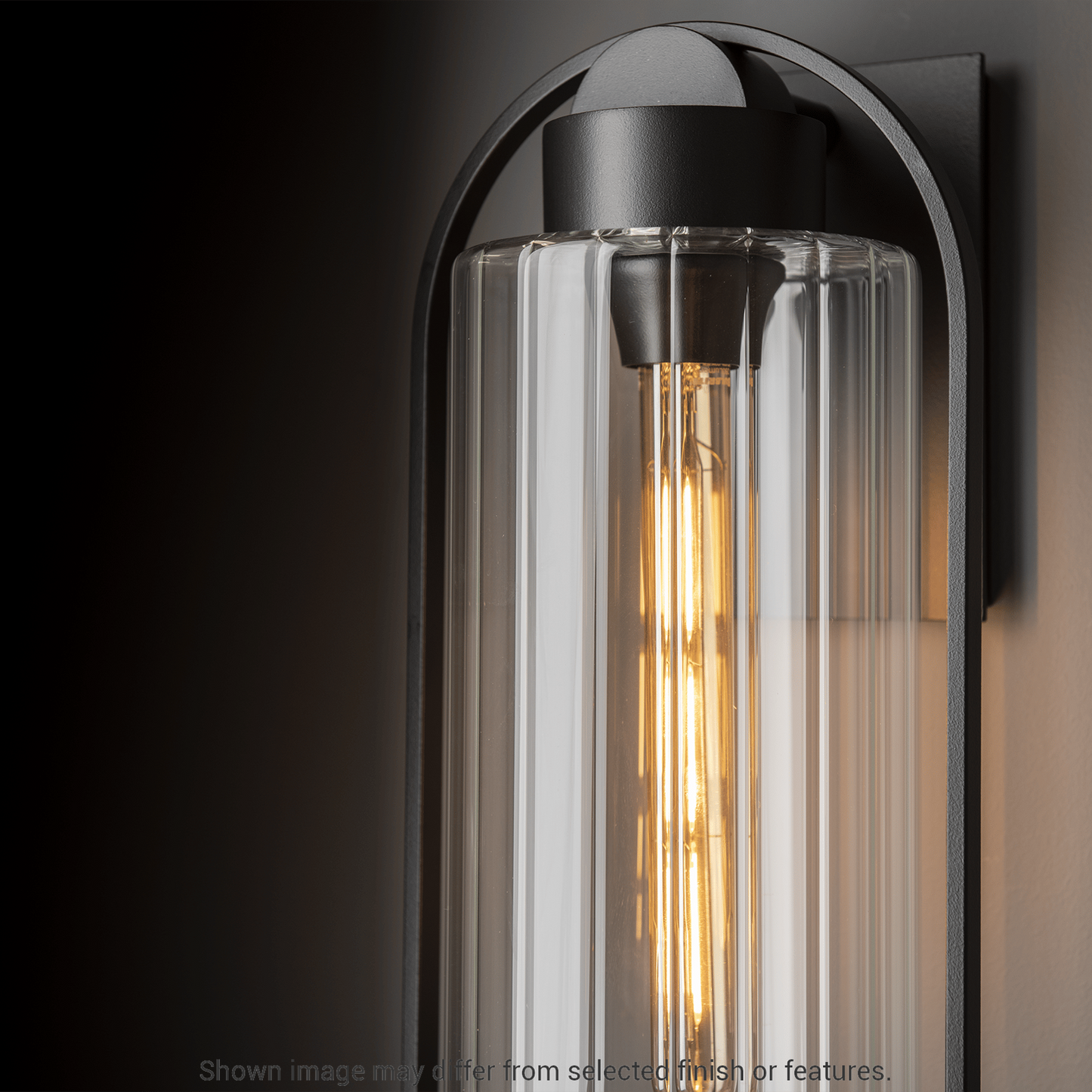 Alcove Large Outdoor Sconce - White - Frosted Glass by Hubbardton Forge