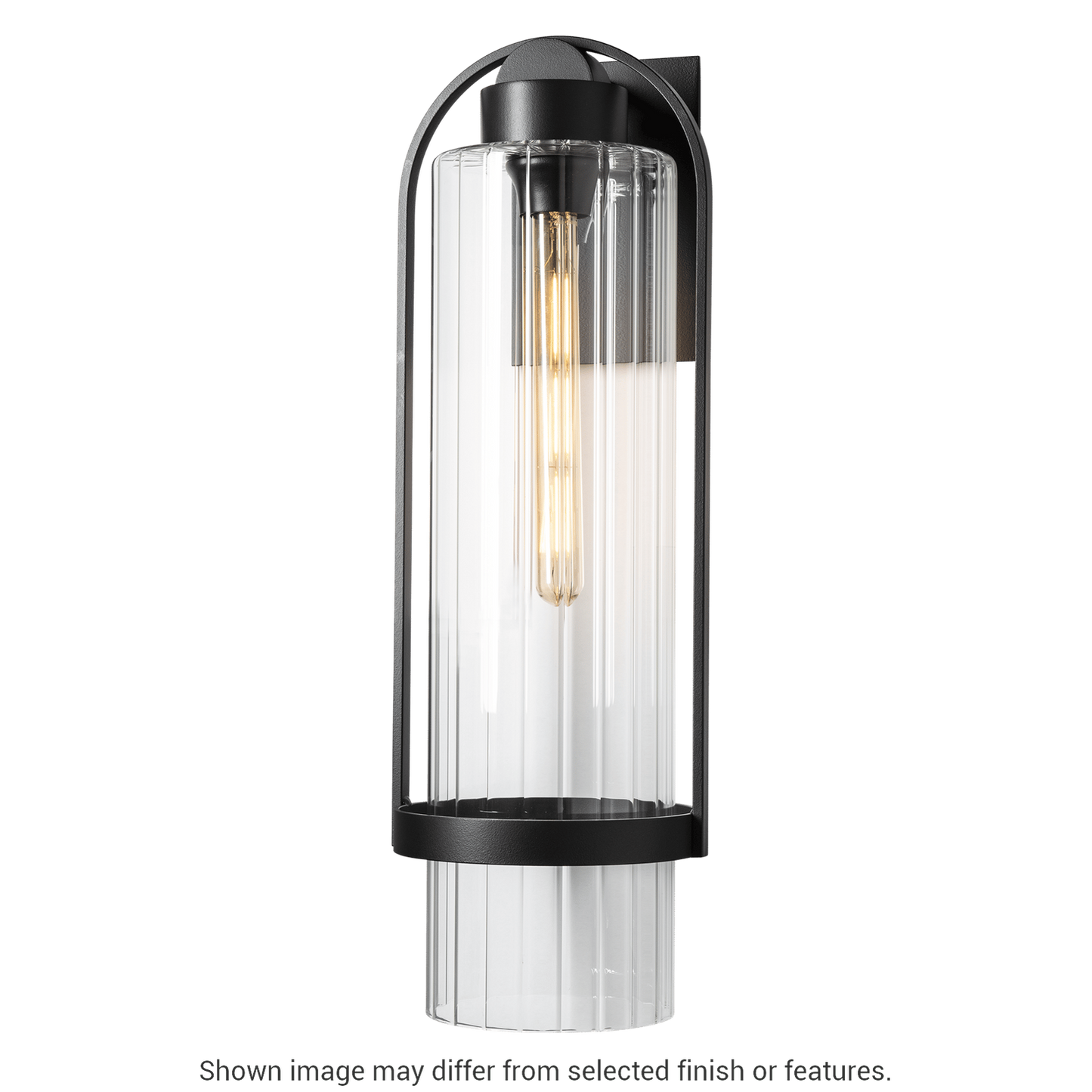 Alcove Large Outdoor Sconce - White - Frosted Glass by Hubbardton Forge