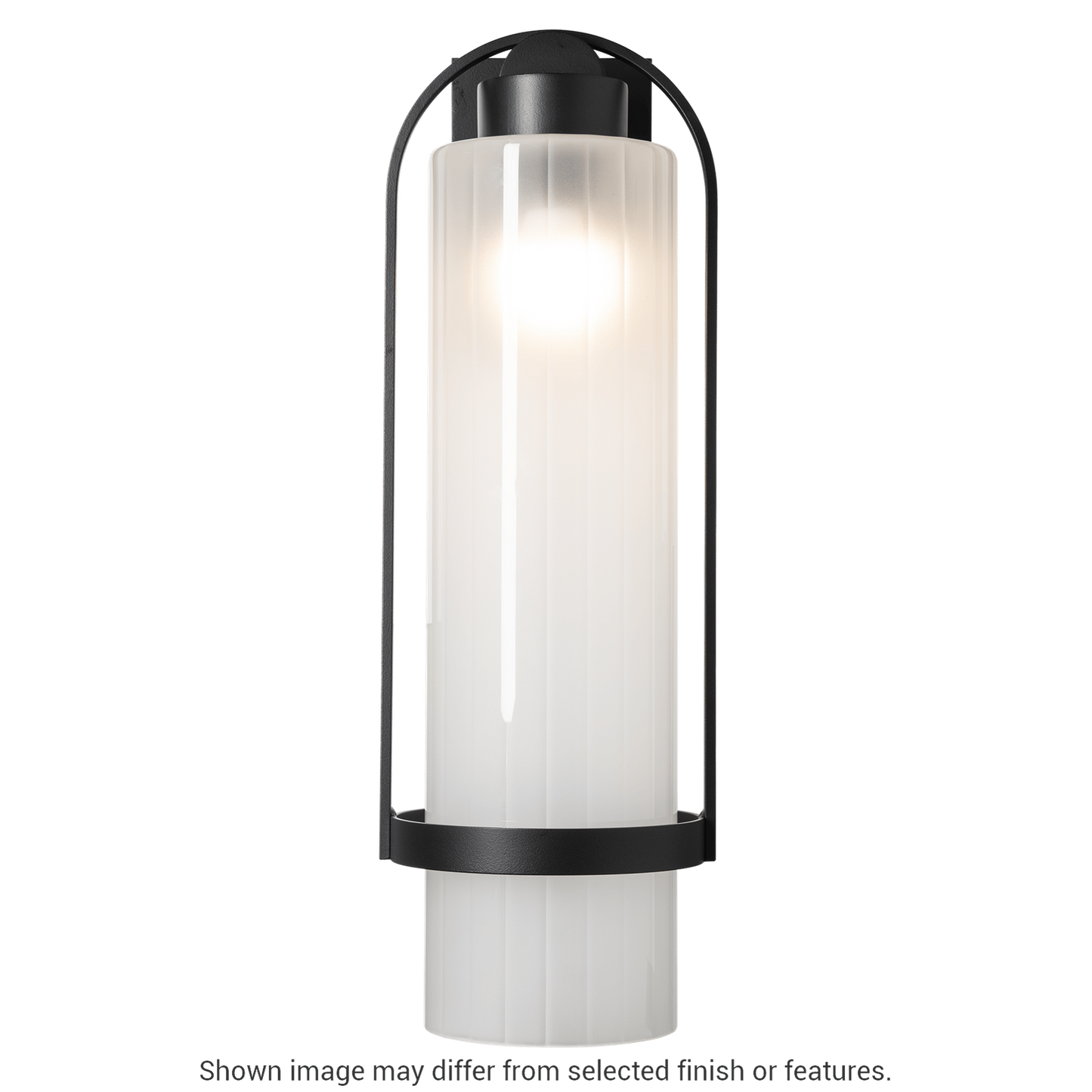 Alcove Large Outdoor Sconce - White - Frosted Glass by Hubbardton Forge