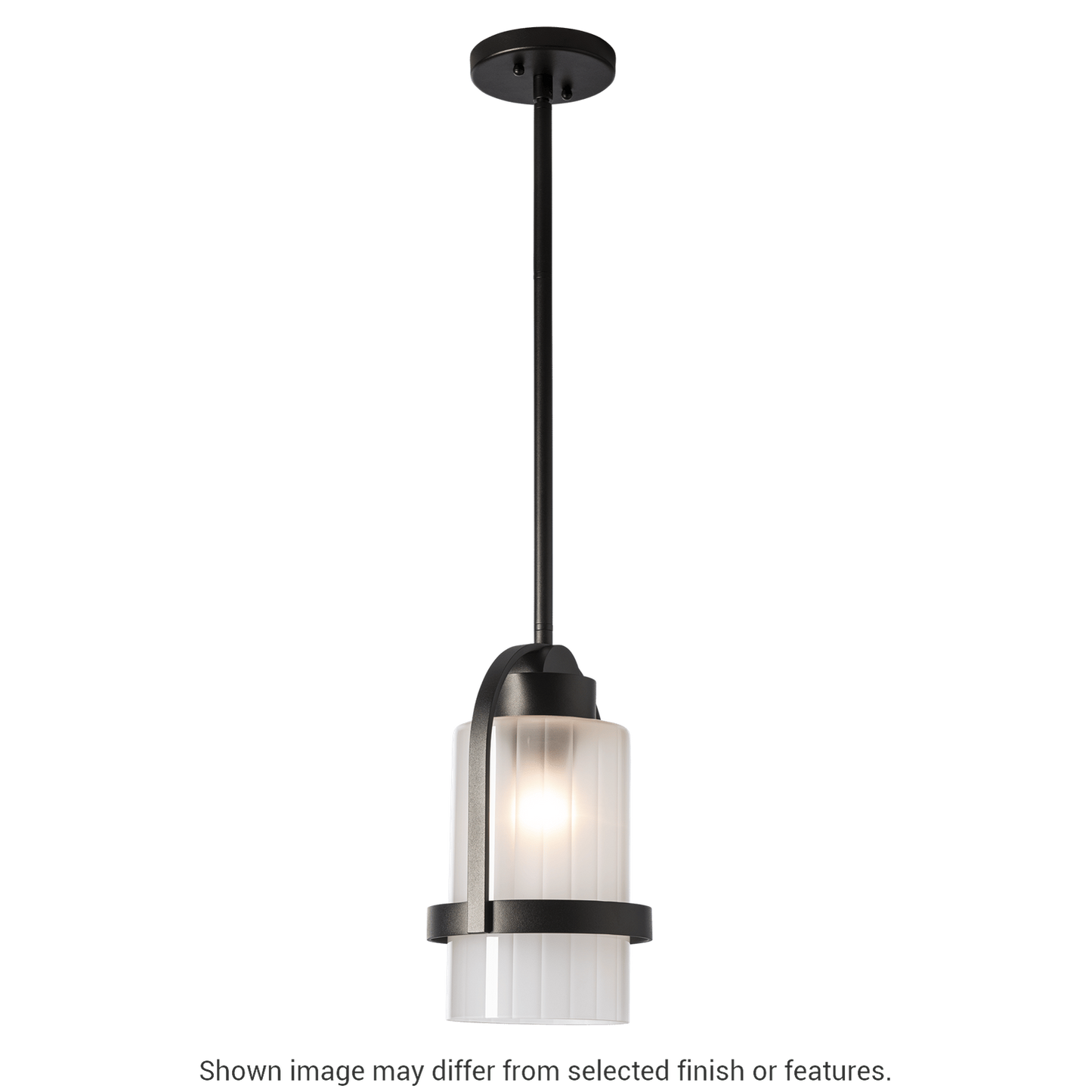 Alcove Outdoor Pendant - White - Frosted Glass by Hubbardton Forge