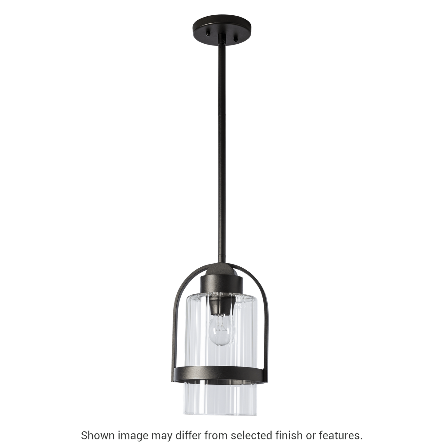 Alcove Outdoor Pendant - White - Frosted Glass by Hubbardton Forge