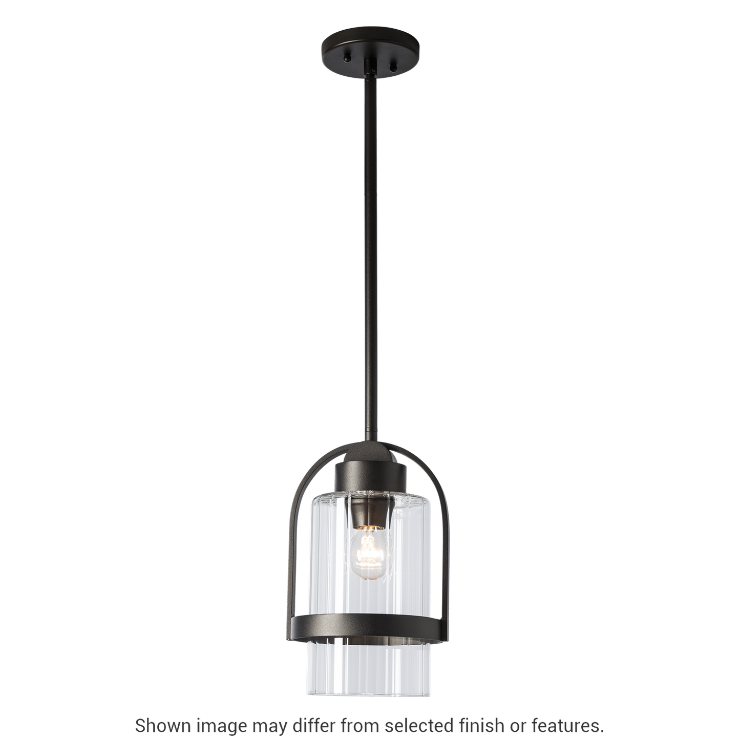 Alcove Outdoor Pendant - White - Frosted Glass by Hubbardton Forge