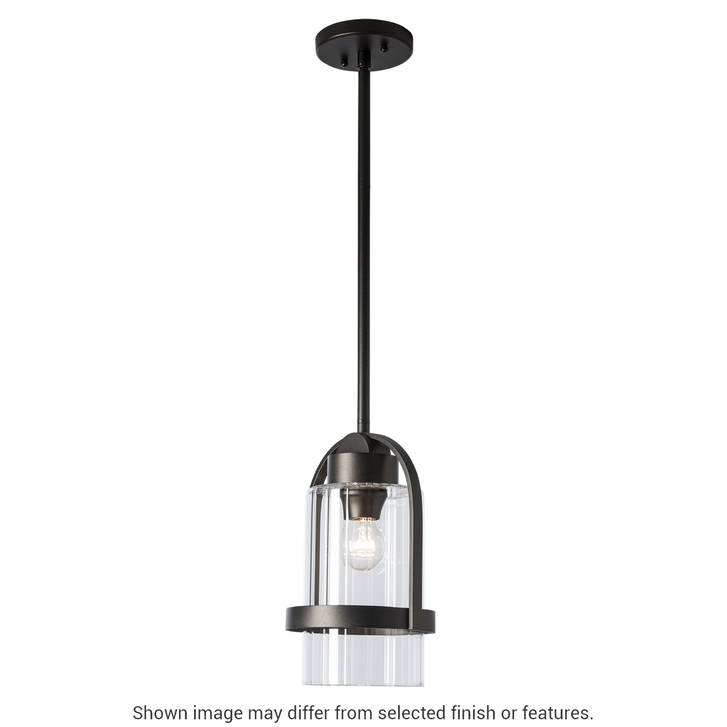Alcove Outdoor Pendant - White - Frosted Glass by Hubbardton Forge