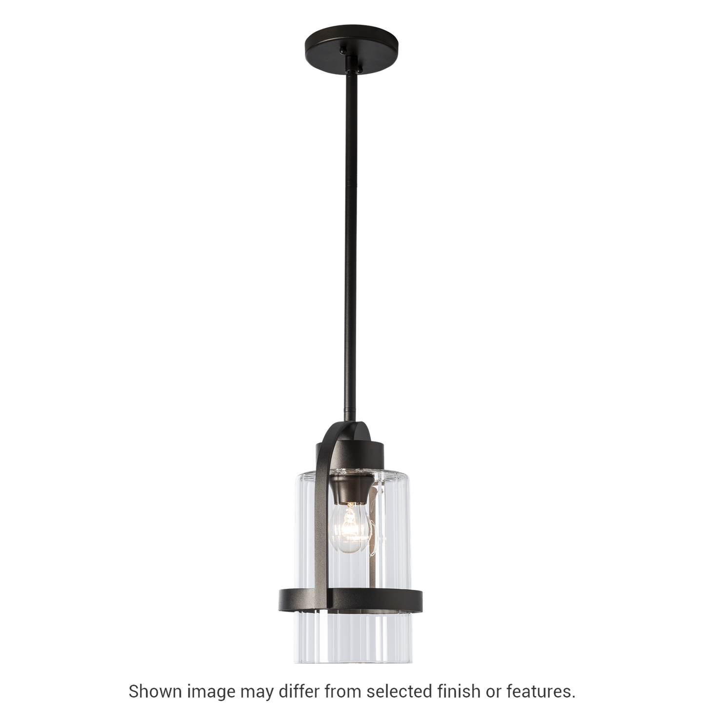 Alcove Outdoor Pendant - White - Frosted Glass by Hubbardton Forge