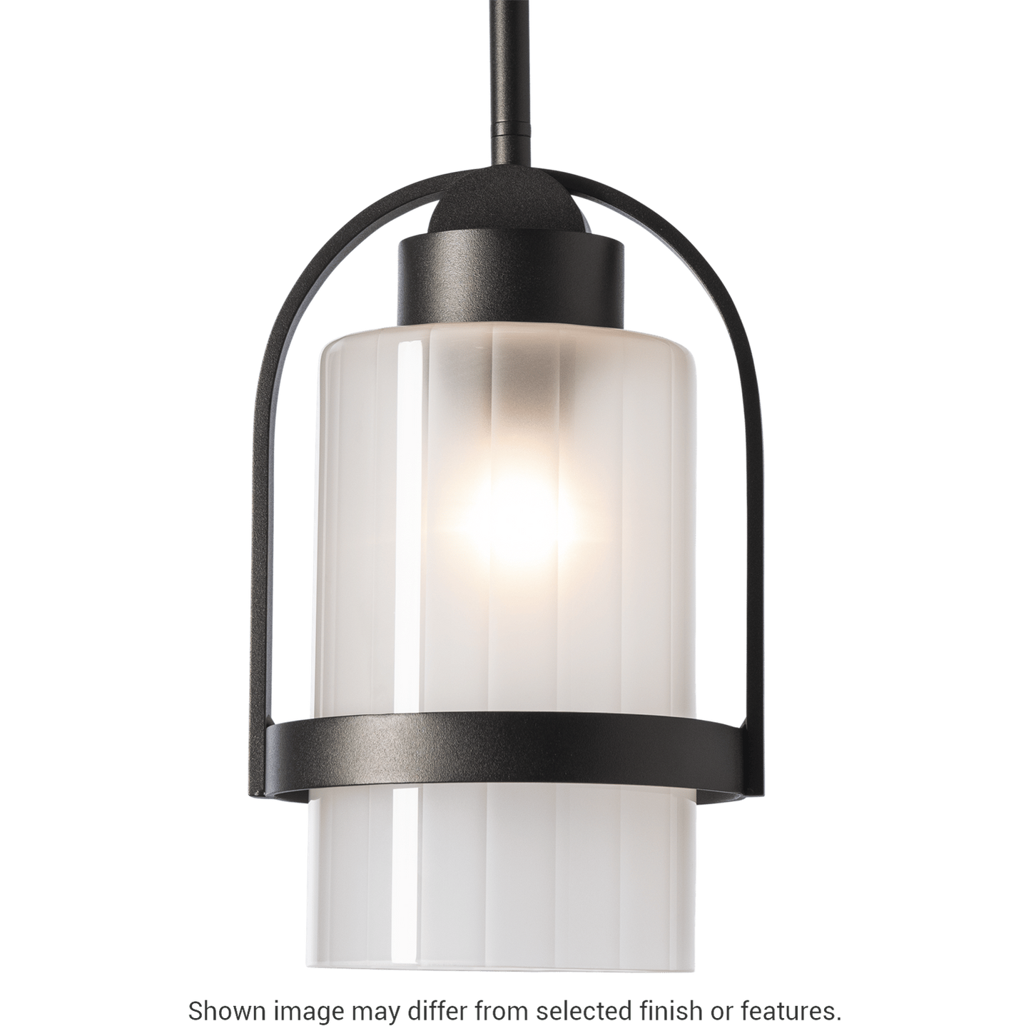 Alcove Outdoor Pendant - White - Frosted Glass by Hubbardton Forge