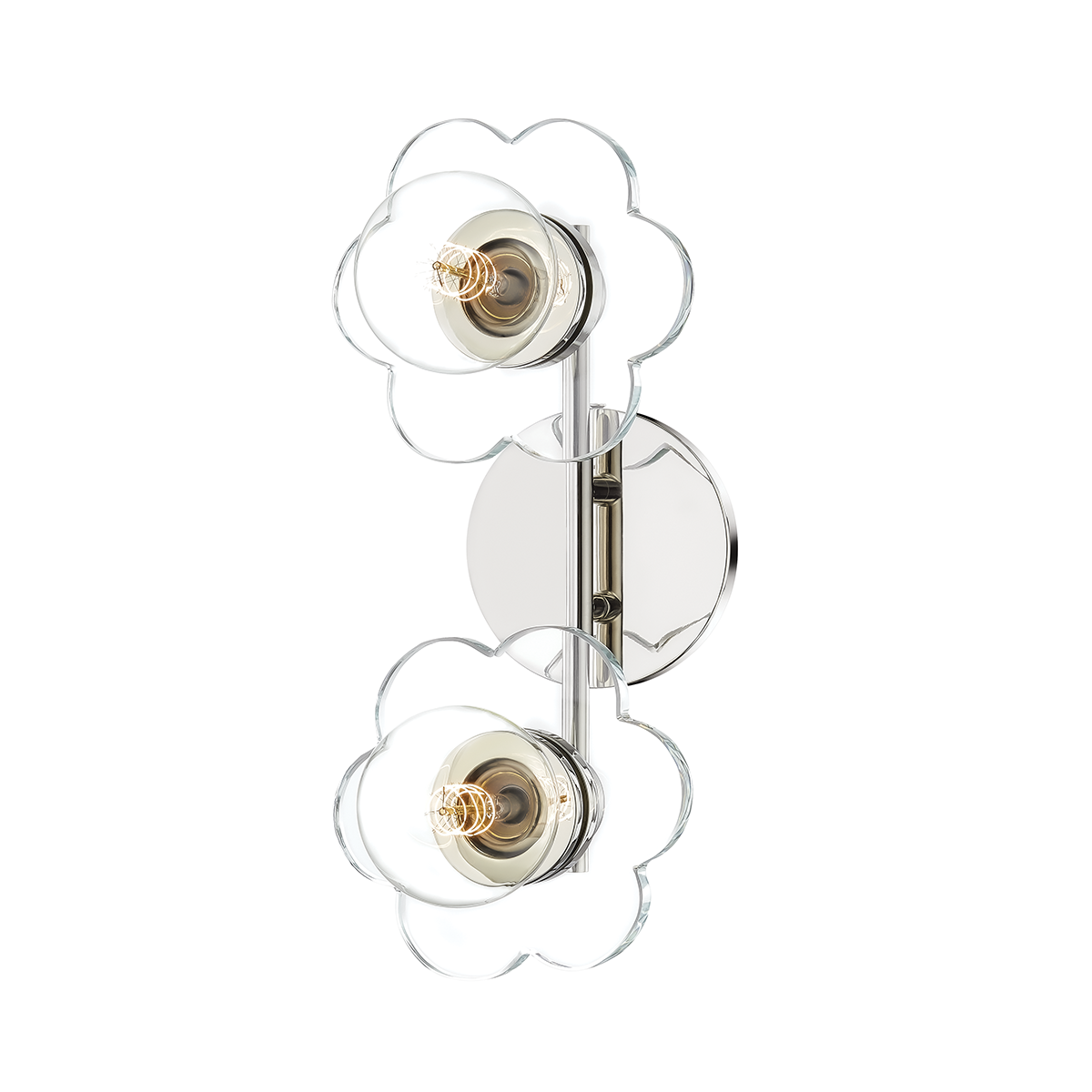 Alexa Vanity Light - 2-Light - Polished Nickel - Mitzi H357302-PN