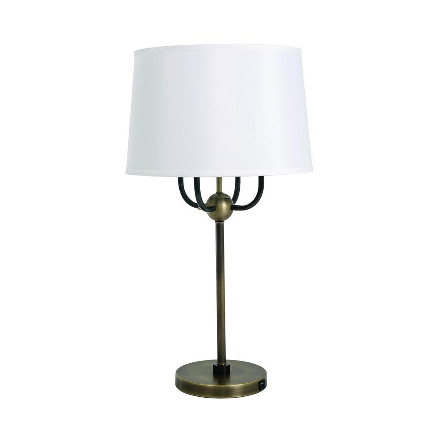 Alpine Table Lamp - A751-AB/HB - Antique Brass/Hammered Bronze by House of Troy