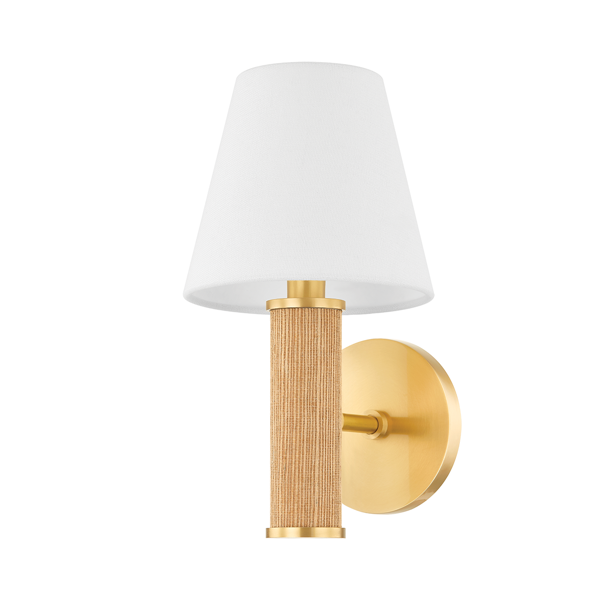 Amabella Wall Sconce - 1-Light - Aged Brass - Mitzi H650101-AGB