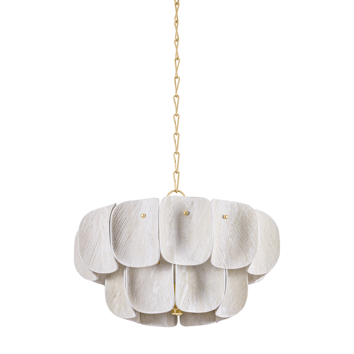 Amalfi Chandelier - 8-Light - Vintage Gold Leaf by Hudson Valley Lighting