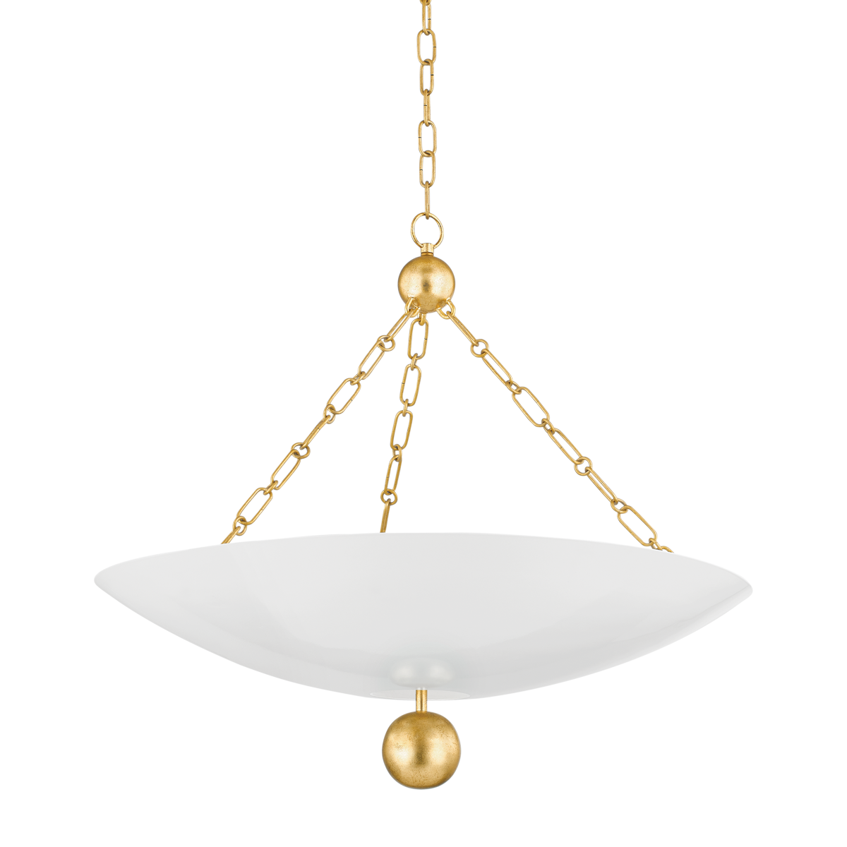 Amali Pendant - 3-Light - Vintage Gold Leaf/Soft White - Mitzi H846703-VGL/SWH