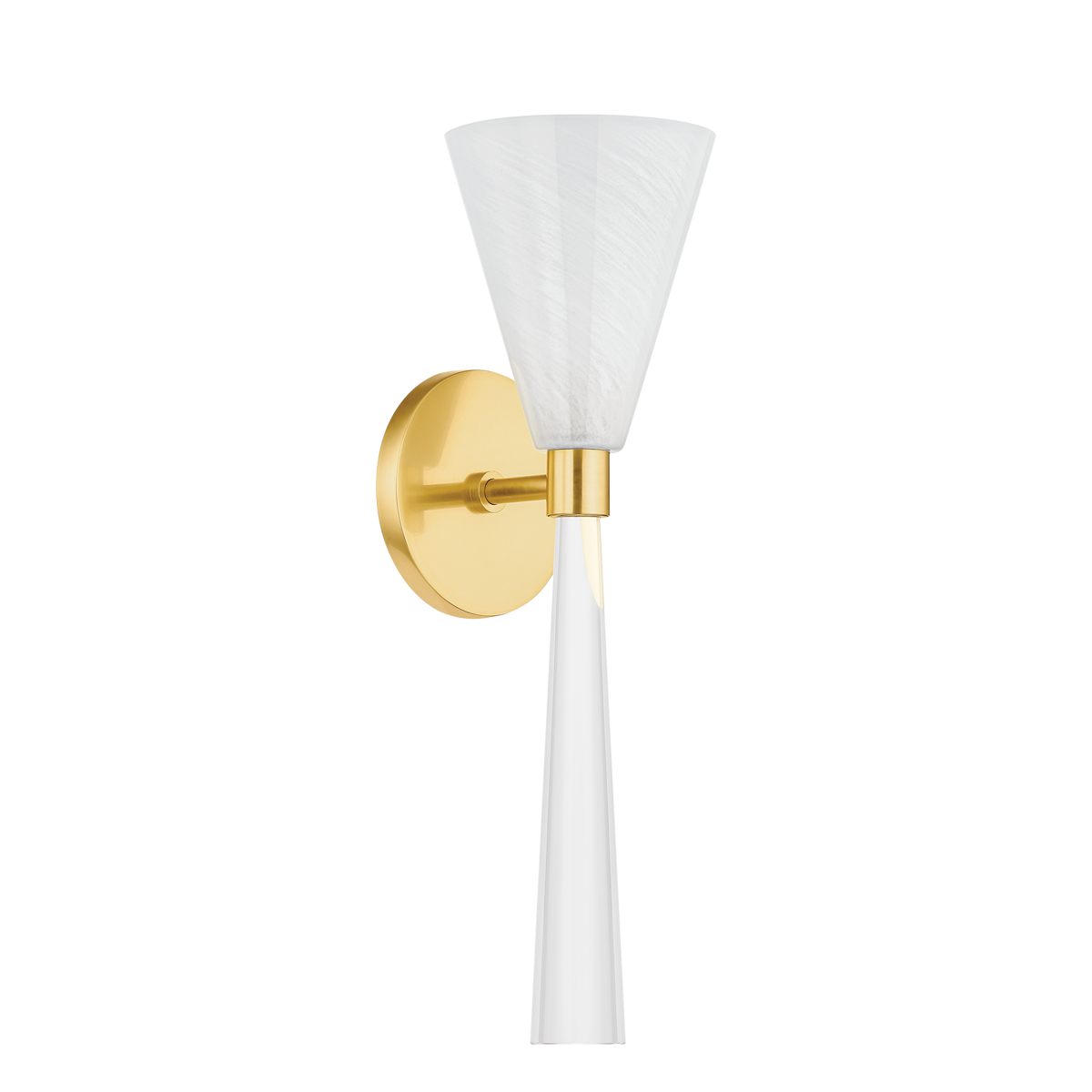 Amara Wall Sconce - 1-Light - Aged Brass - Mitzi H862101-AGB