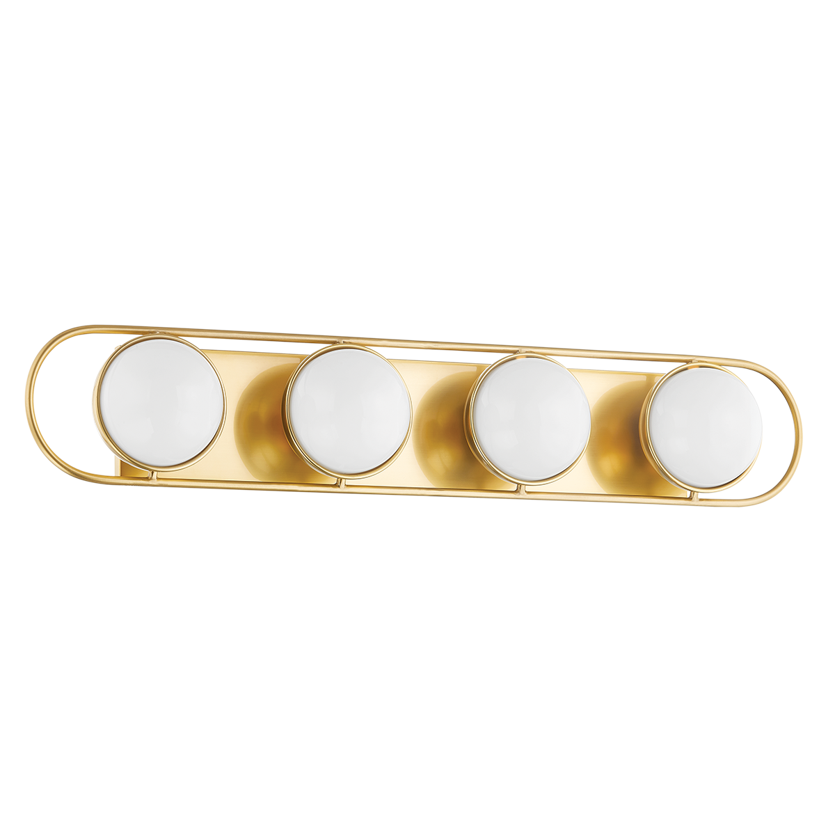 Amy Vanity Light - 4-Light - Aged Brass - Mitzi H783304-AGB