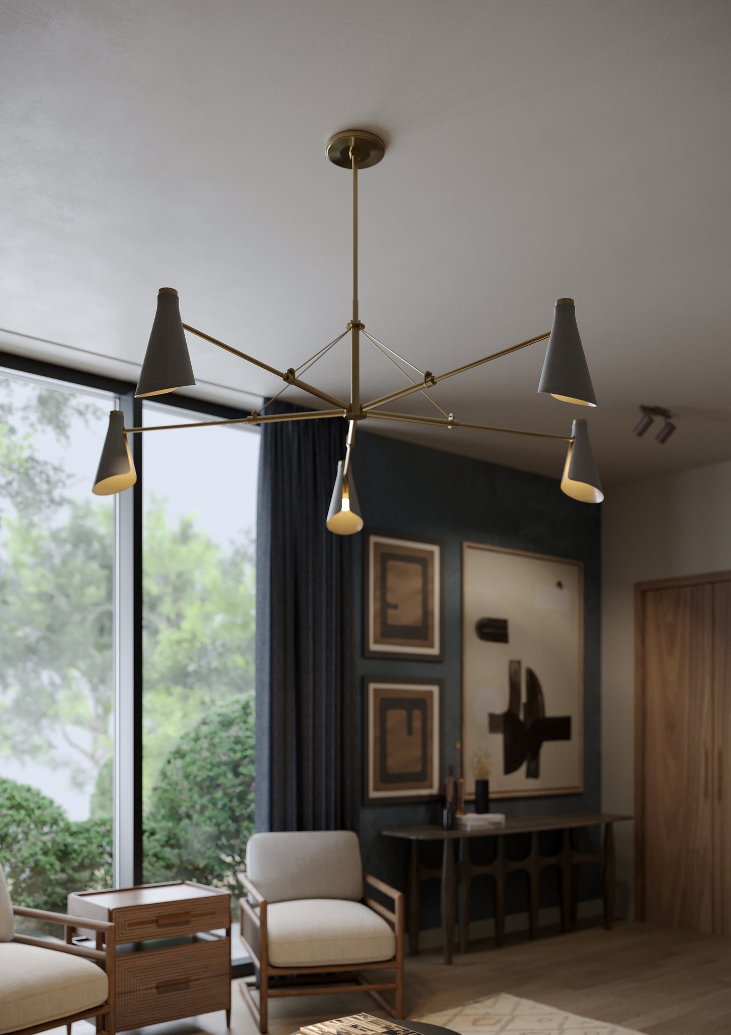 Andersen 5-Light Chandelier by Troy Lighting