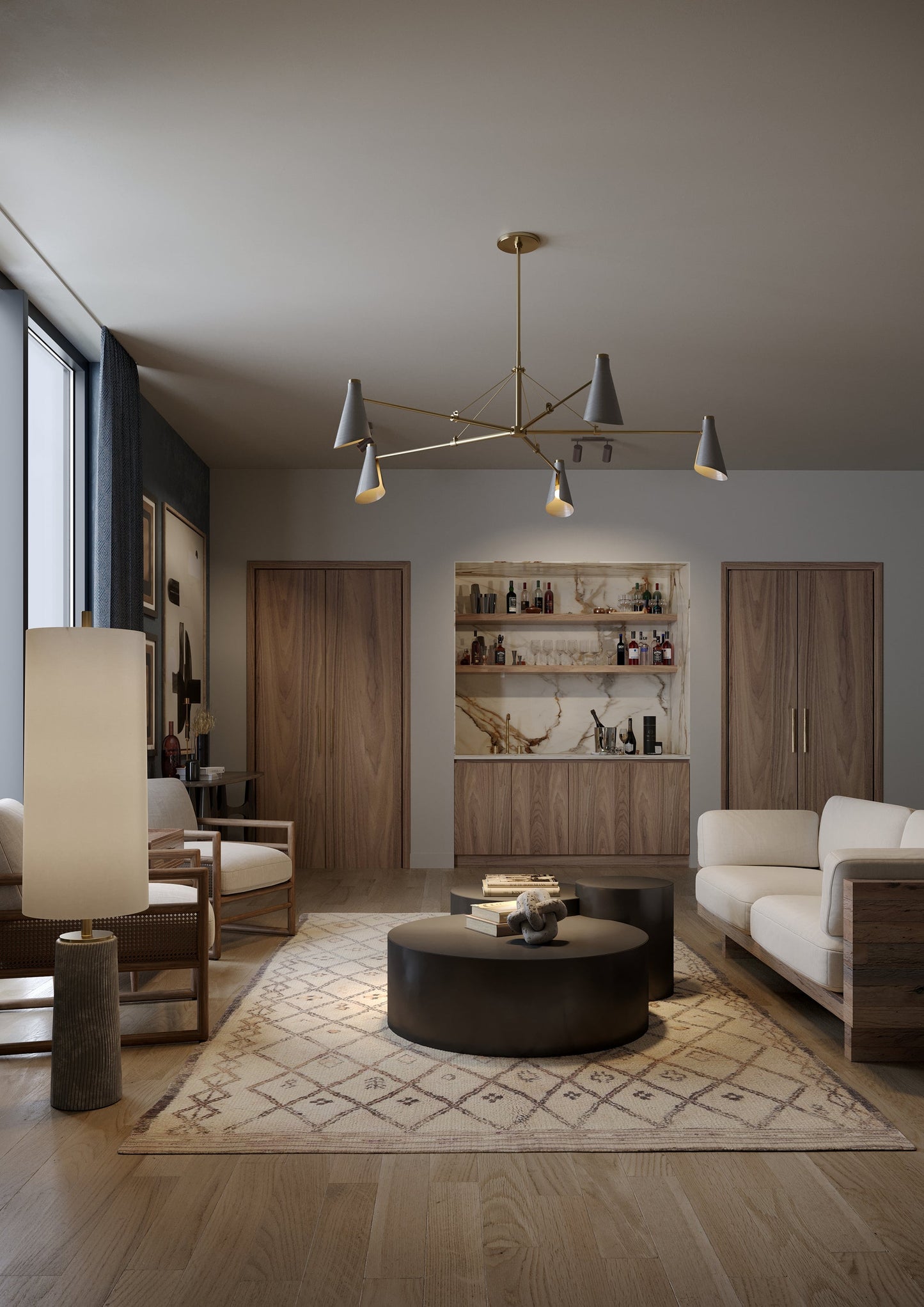 Andersen 5-Light Chandelier by Troy Lighting
