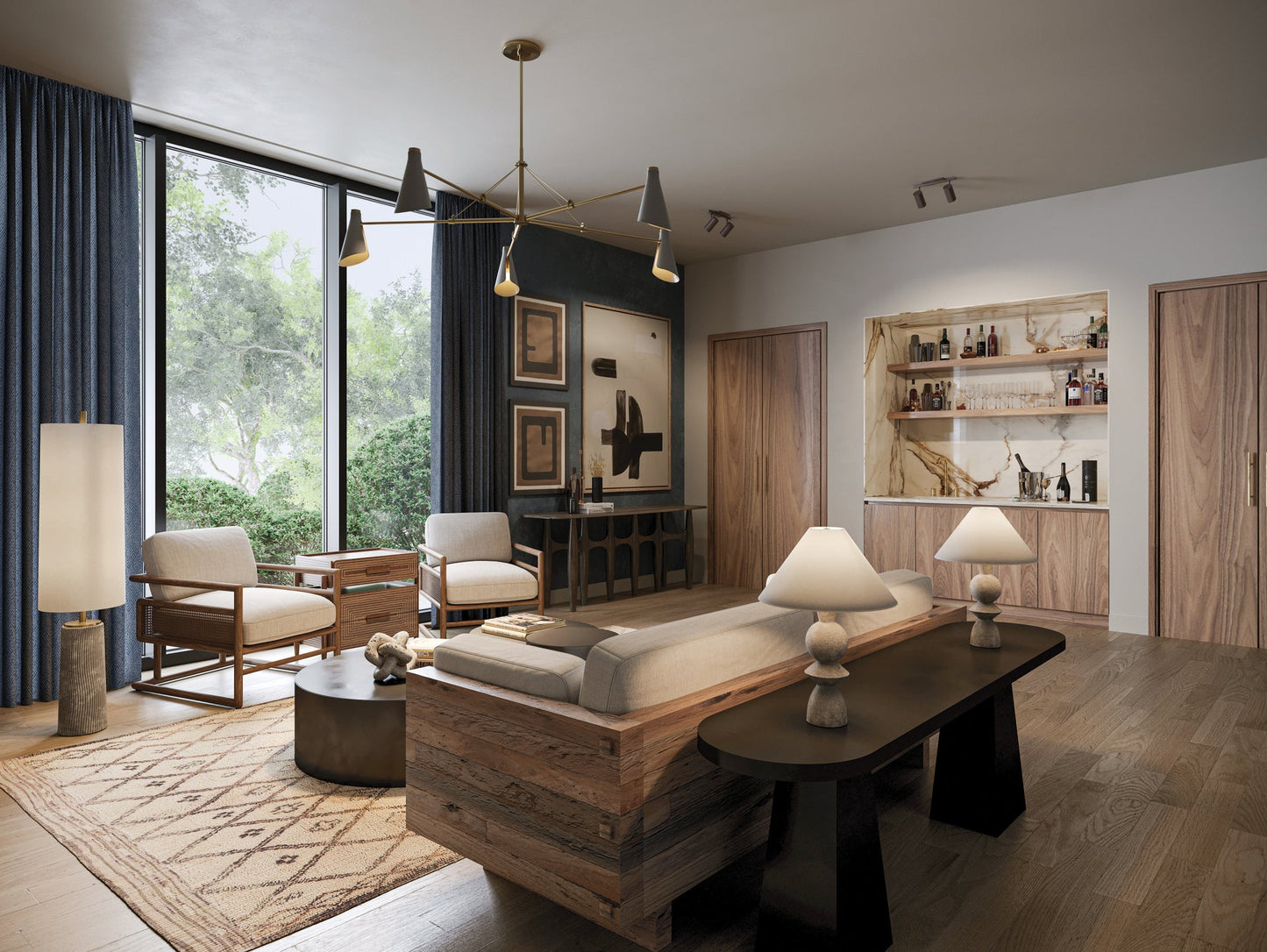 Andersen 5-Light Chandelier by Troy Lighting