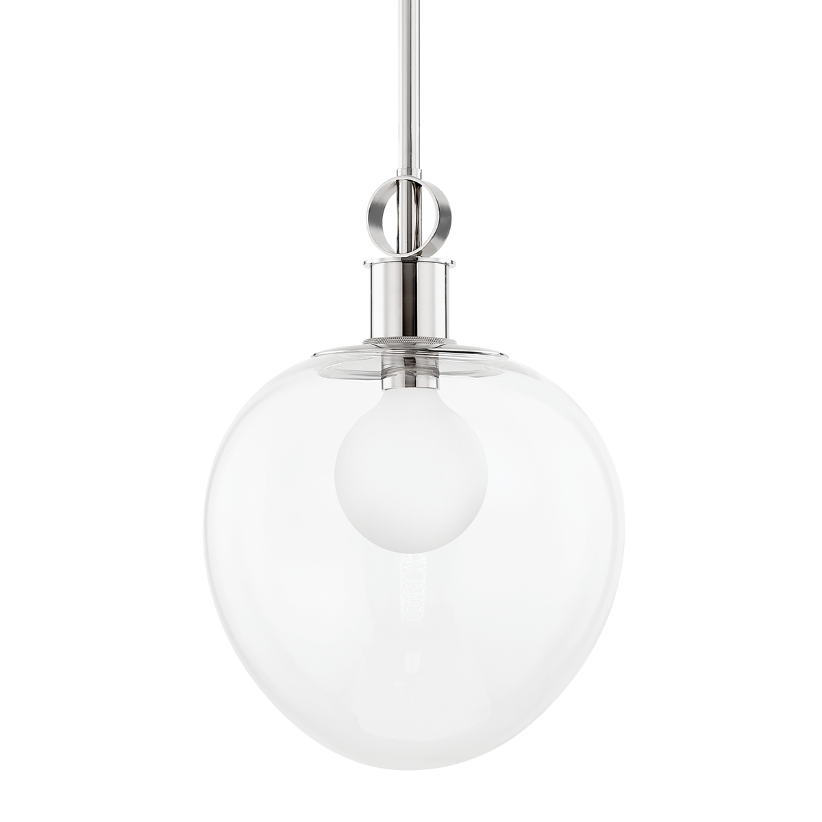 Anna Large Pendant - 1-Light - Polished Nickel - Mitzi H736701L-PN