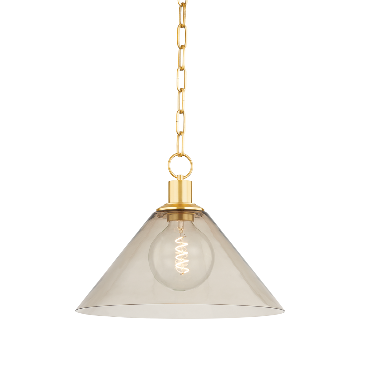 Anniebee Large Pendant - 1-Light - Aged Brass - Mitzi H829701L-AGB