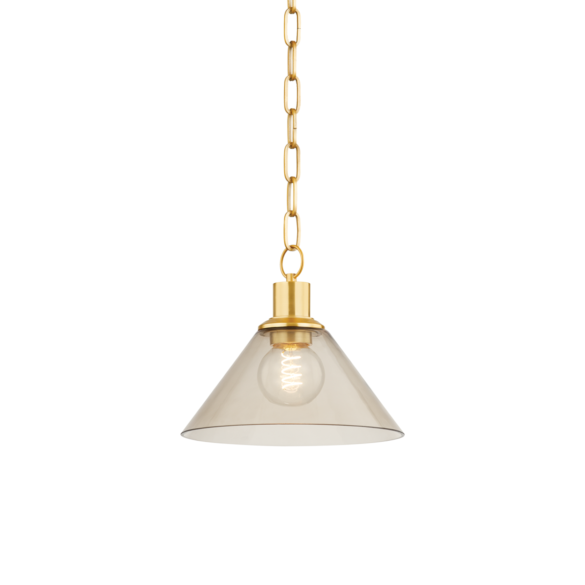 Anniebee Small Pendant - 1-Light - Aged Brass - Mitzi H829701S-AGB