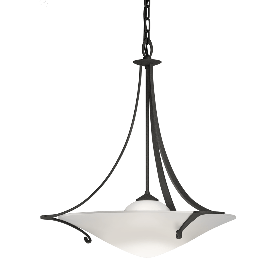 Antasia Pendant - Natural Iron - Opal Glass by Hubbardton Forge
