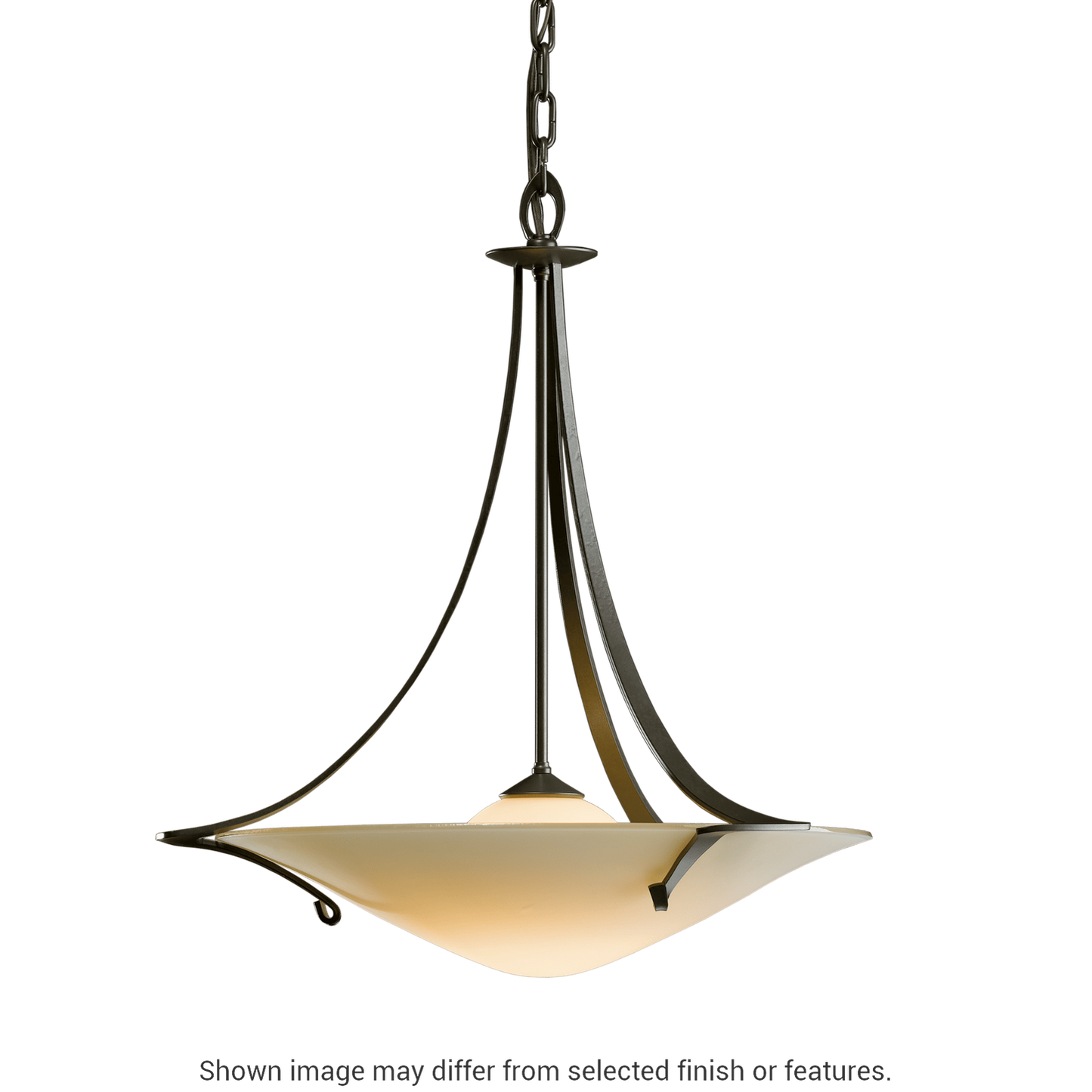 Antasia Pendant - White - Sand Glass by Hubbardton Forge