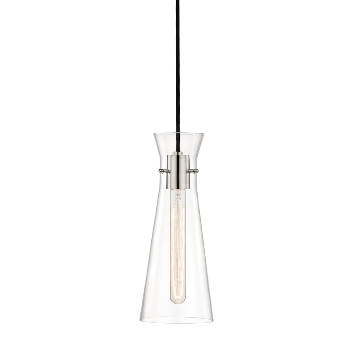 Anya Pendant - Polished Nickel by Mitzi