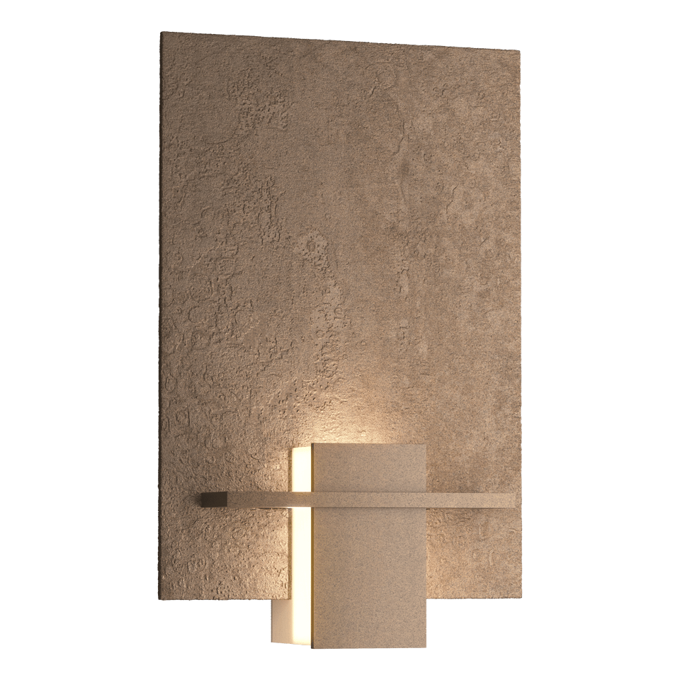 Aperture Sconce - Bronze - White Art Glass by Hubbardton Forge