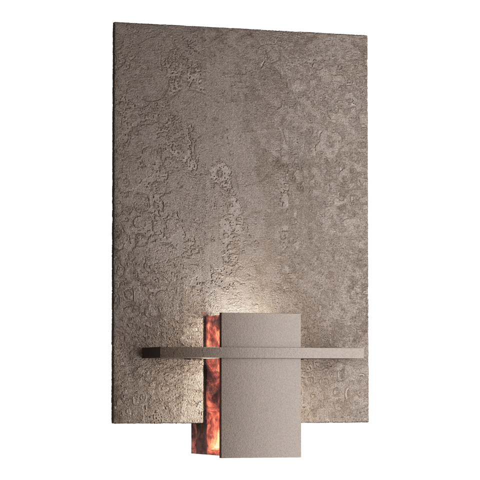 Aperture Sconce - Oil Rubbed Bronze - Topaz Glass by Hubbardton Forge