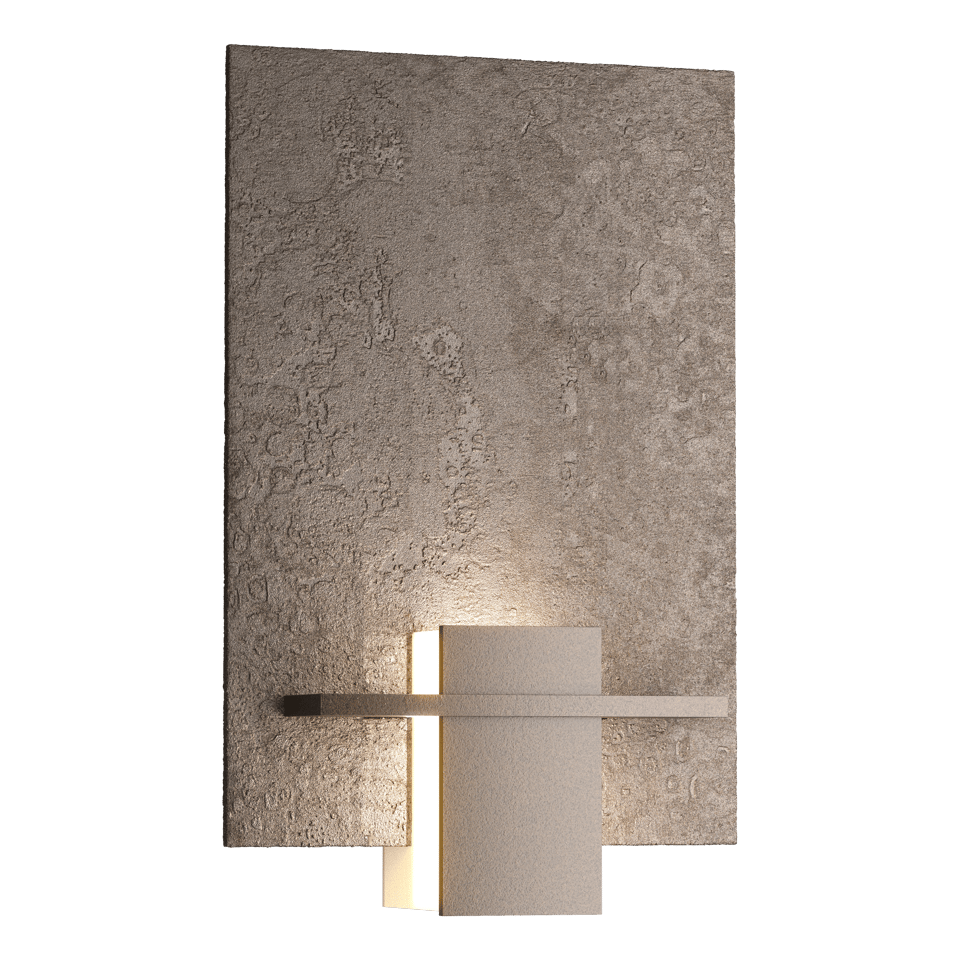 Aperture Sconce - Oil Rubbed Bronze - White Art Glass by Hubbardton Forge