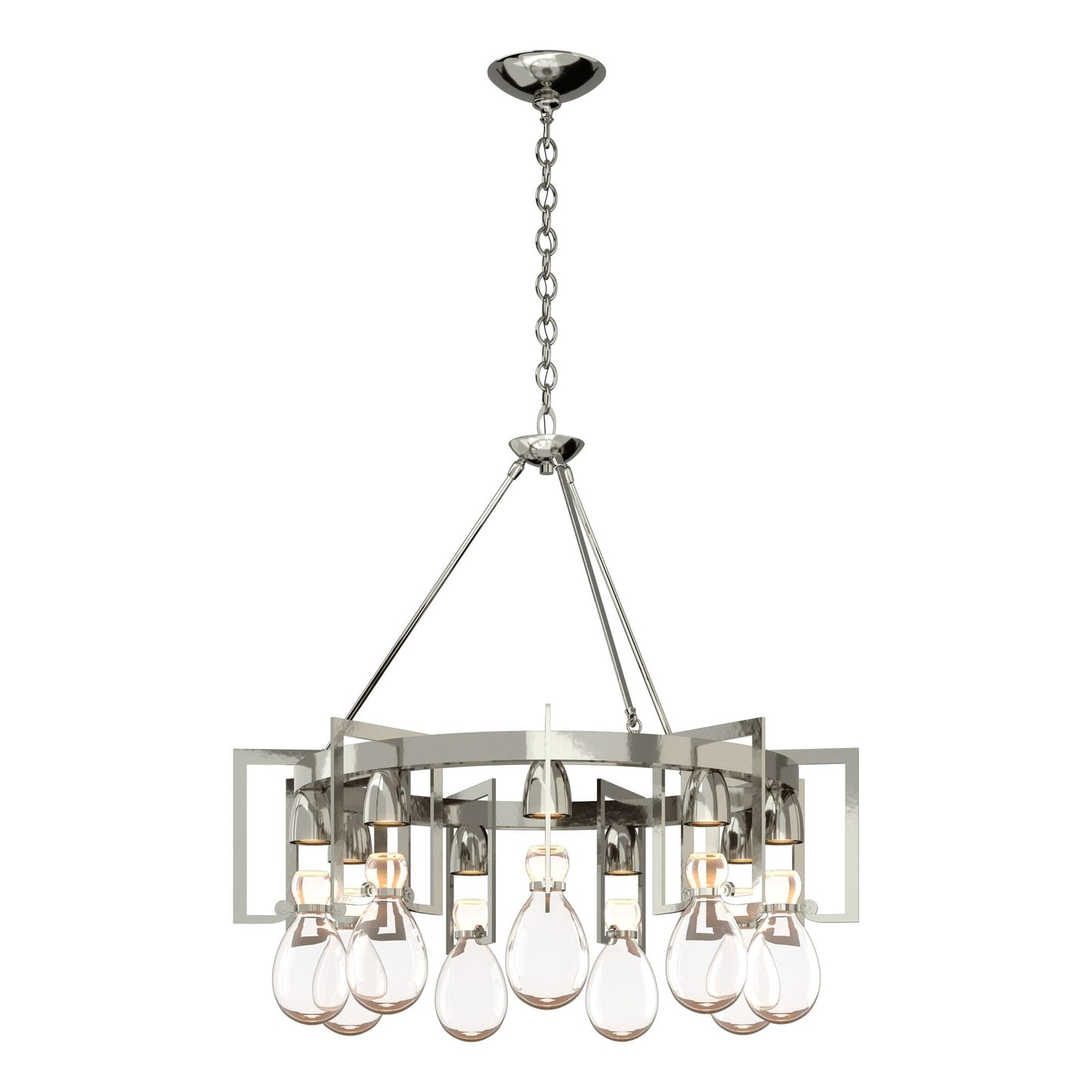 Apothecary Circular Chandelier - Sterling by Hubbardton Forge