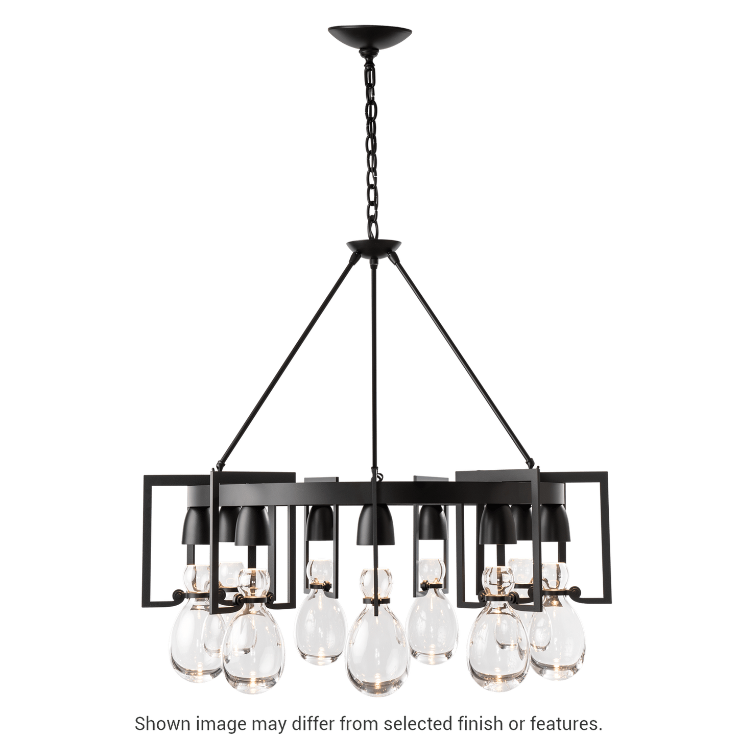 Apothecary Circular Chandelier - White by Hubbardton Forge