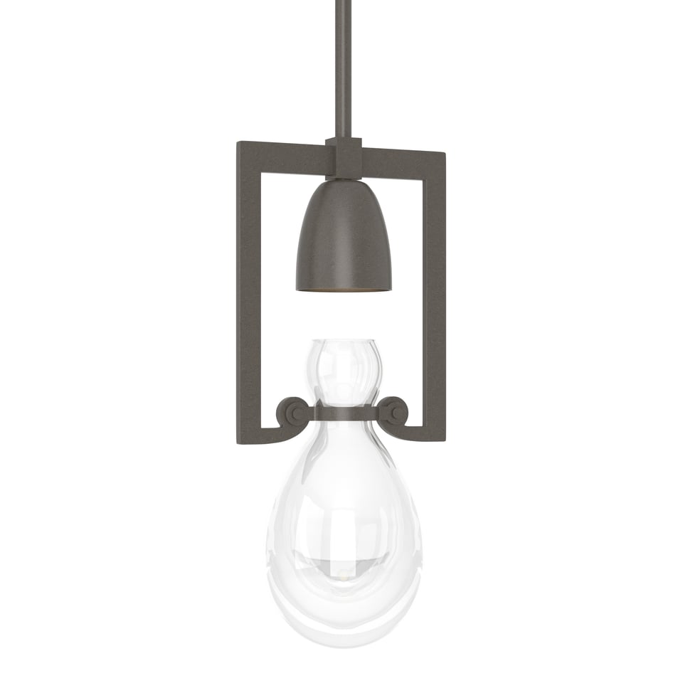 Apothecary Mini Pendant - Dark Smoke by Hubbardton Forge