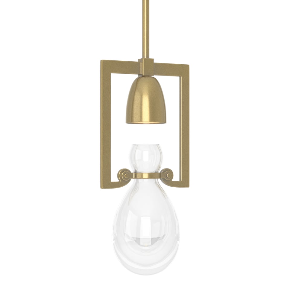 Apothecary Mini Pendant - Modern Brass by Hubbardton Forge