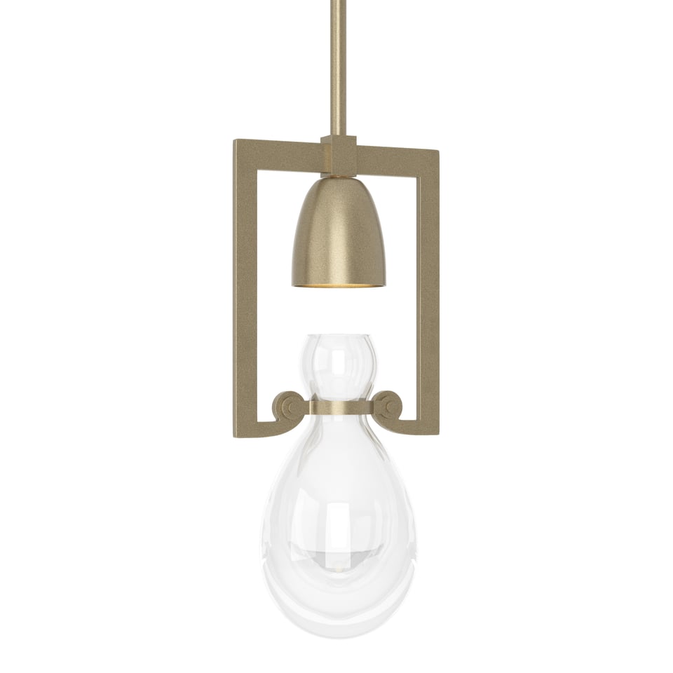 Apothecary Mini Pendant - Soft Gold by Hubbardton Forge