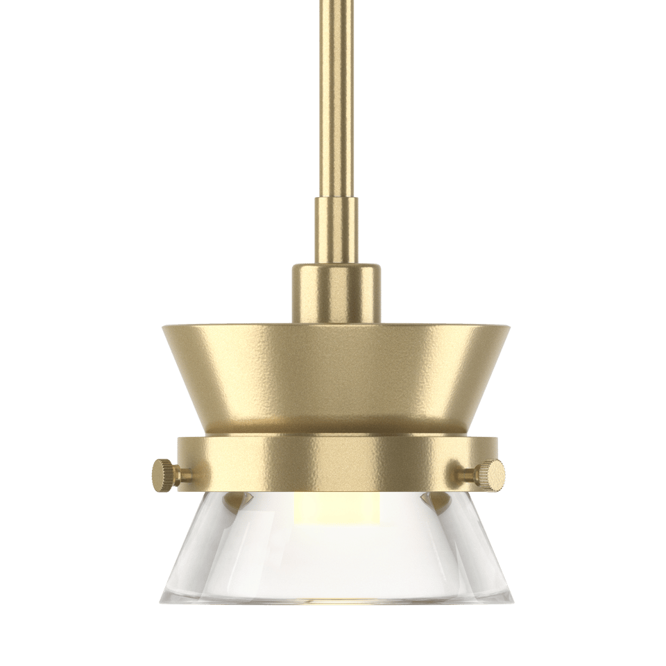 Apparatus Mini Pendant - Modern Brass by Hubbardton Forge