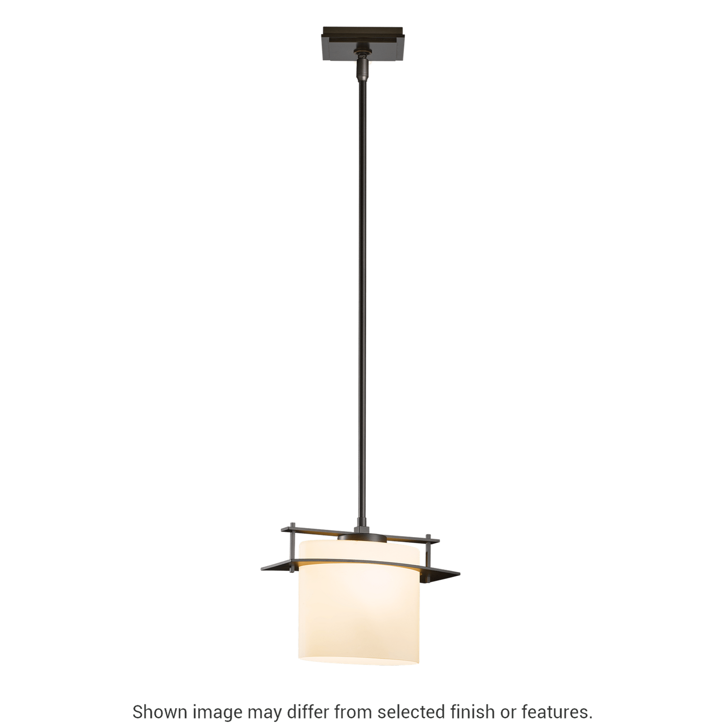 Arc Ellipse Large Mini Pendant - White by Hubbardton Forge