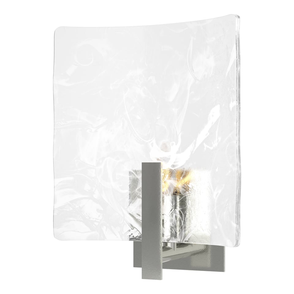 Arc Large 1-Light Bath Sconce - Sterling by Hubbardton Forge