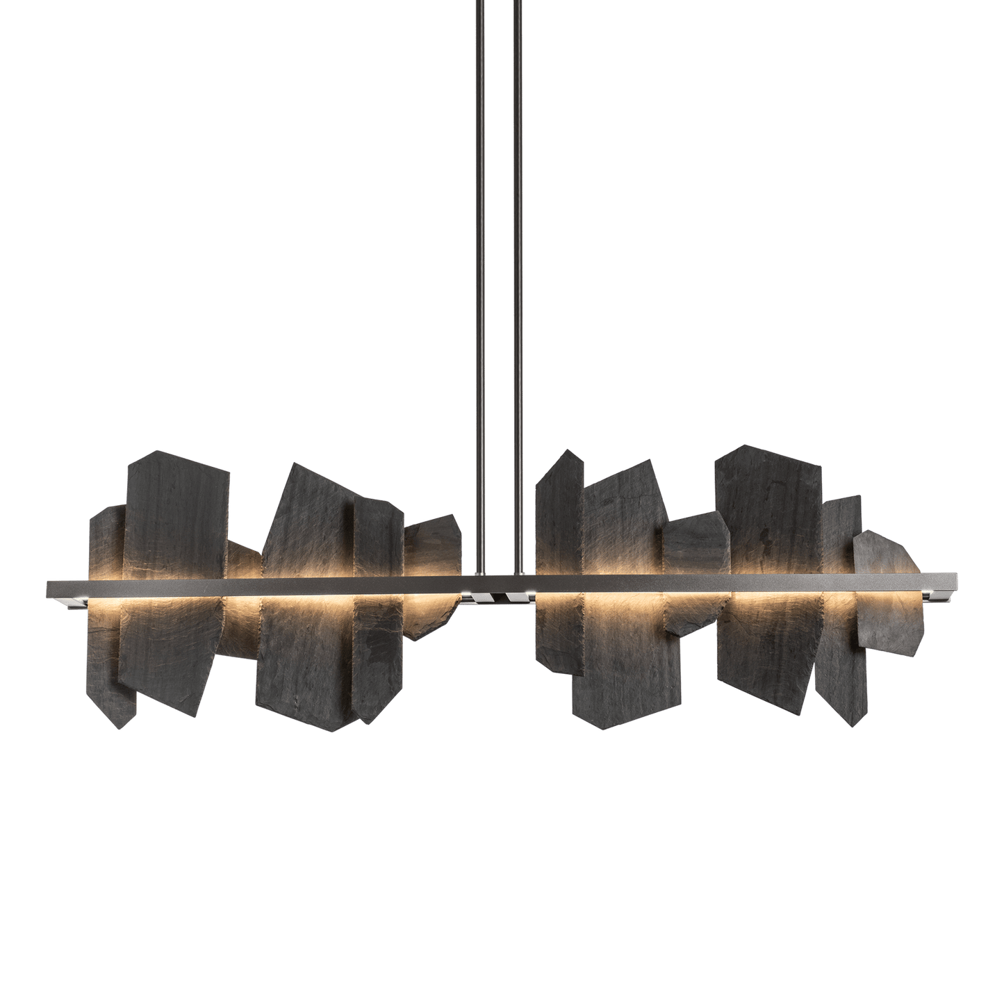 Ardesia Linear LED Pendant - Dark Smoke by Hubbardton Forge